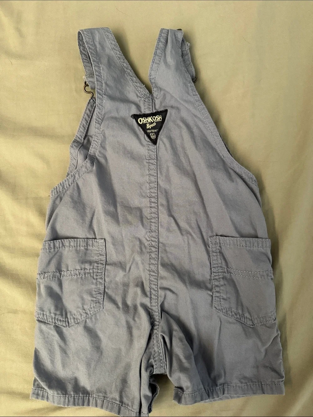 18m blue Oshkosh overall shorts
